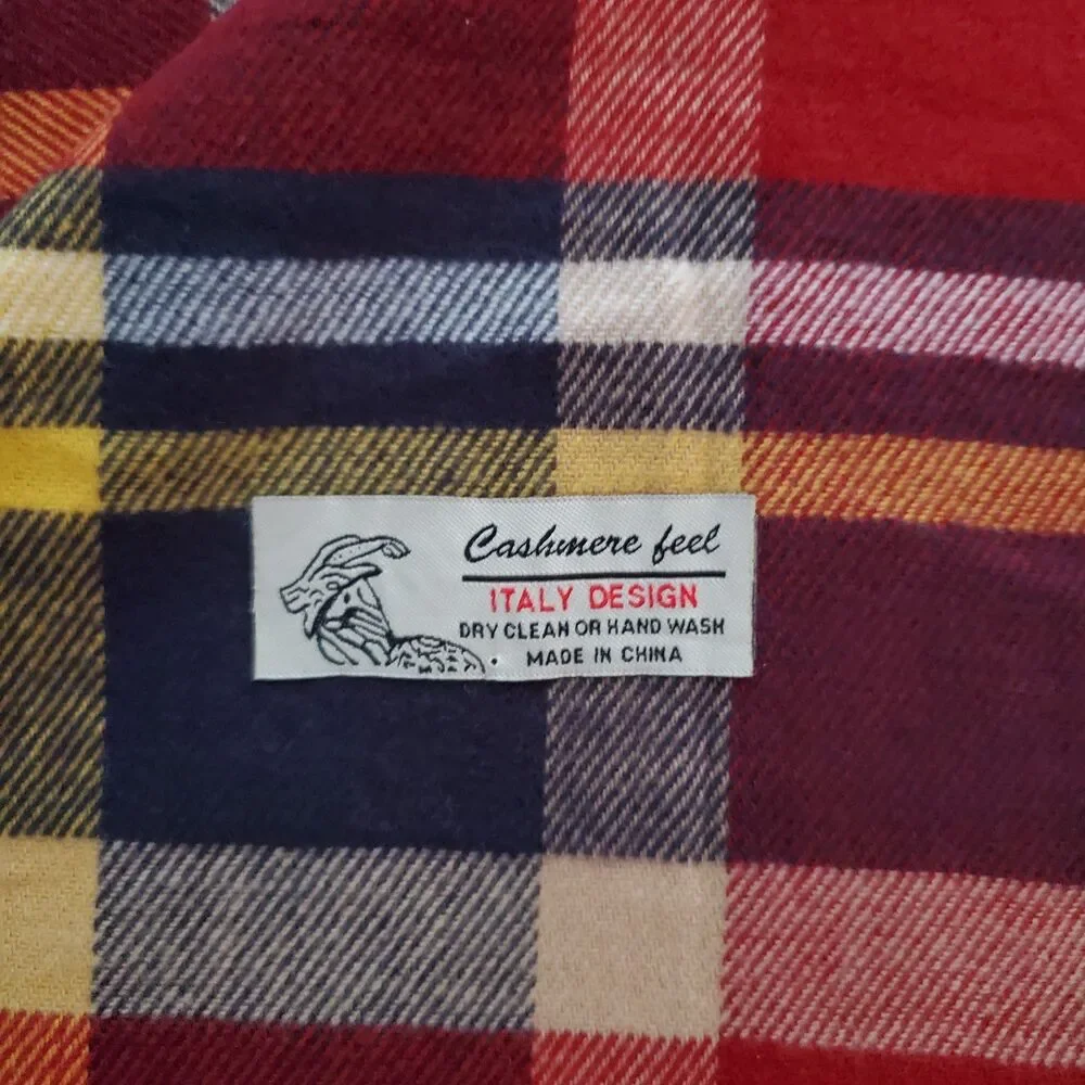 Unisex Luxurious Plaid/Tartan 